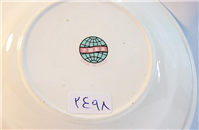 دیوارکوب قدیمی سرامیکی گود گل سرخ 18CM