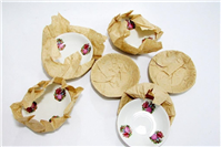 6 عدد دیوارکوب نعلبکی قدیمی بسیار عالی و آکبند