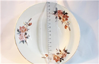 دیوارکوب قدیمی سرامیکی گود گل سرخ 18CM