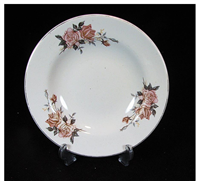 دیوارکوب قدیمی سرامیکی گود گل سرخ 18CM