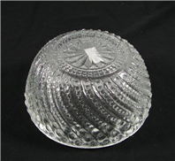 کاسه شیشه ای قدیمی دانه دار