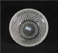 کاسه شیشه ای قدیمی دانه دار